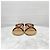 Miu Miu Sandali con cinturino in pelle intrecciata Cognac Marrone - vista 2