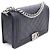 Chanel Lambskin Boy Bag Large Silver Chain Shoulder Bag and Crossbody Blue - view 2