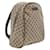 Gucci Leinenschrucksack Braun - Ansicht 3