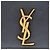 Saint Laurent Borsa a spalla e crossbody dorata - vista 6