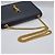 Saint Laurent Borsa a spalla e crossbody dorata - vista 9