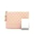 Chanel Borsa a Pochette Gabrielle Medium Rosa Metallo
