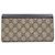 Gucci Portafoglio lungo Supreme GG Canvas Nero - vista 4