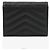 Saint Laurent Monogram Matelassé Logo Compact Wallet Black Golden Schwarz - Ansicht 3