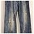 Chanel Gewaschene Denimhose mit besticktem Logo Blau - Ansicht 6