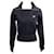 Louis Vuitton Unbenutzter Strickpullover mit Kragen Schwarz  - Ansicht 1