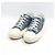 Louis Vuitton Sneakers Stella in denim monogram per donna Blu - vista 3