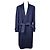 Louis Vuitton Cappotto cinturato con logo, mai usato Blu