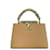 Louis Vuitton Capucines BB Tote Bag aus Python Braun Leder