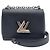 Louis Vuitton Borsa a tracolla Twist in Epi nero - vista 5