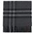 Burberry Sciarpa in cashmere a quadri unisex Marrone