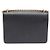 Prada Borsa a spalla e crossbody Saffiano Envelope con catena dorata Nero - vista 11