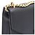 Prada Borsa a spalla e crossbody Saffiano Envelope con catena dorata Nero - vista 4