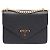 Prada Borsa a spalla e crossbody Saffiano Envelope con catena dorata Nero - vista 9