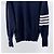 Thom Browne Kaschmir-Strick mit diagonalen Streifen Navy Blau - Ansicht 4