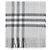 Burberry Sciarpa in cashmere a quadri unisex (Mitten Grey) Marrone