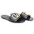 Valentino Ciabatte slide da donna con logo Signature Nero - vista 10
