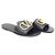 Valentino Ciabatte slide da donna con logo Signature Nero - vista 3