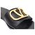 Valentino Ciabatte slide da donna con logo Signature Nero - vista 7