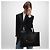 Céline Flat Cabas New Luggage Pelle di Vitello Lucida Black Nero - vista 3