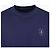 Brunello Cucinelli Abio Signature Logo T-Shirt Blau - Ansicht 4