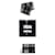 Burberry Sciarpa in cashmere a quadri Nero - vista 4
