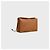 Céline Borsa tote e a tracolla da donna Trio Flap in pelle di agnello morbida marrone - vista 3