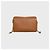 Céline Borsa tote e a tracolla da donna Trio Flap in pelle di agnello morbida marrone - vista 4
