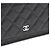 Chanel Borsa a tracolla con catena Caviar Classic WOC con CC argento Nero - vista 13
