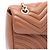 Gucci Borsa a tracolla matelassé media GG Marmont con catena dorata Marrone - vista 4