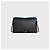 Céline Borsa Tote e a tracolla da donna Trio Flap in pelle di agnello morbida nera - vista 2