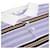 Céline Gestreifter Baumwoll- Polo-Pullover Lilac Brown Braun - Ansicht 3