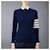Thom Browne Kaschmir-Strickpullover für Damen Navy Blau  - Ansicht 8