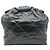Chanel Bolso de hombro pequeño de piel de becerro negra y metal dorado Negro - vista 5