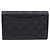 Chanel Klassisches Damen-Portemonnaie mit Klappe aus schwarzem Kaviarleder mit silbernem CC-Logo - Ansicht 3