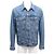 Off White Skate Blue Denim Jacke Blau