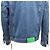 Off White Skate Blue Denim Jacke Blau - Ansicht 8