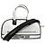 Dior Borsa Bowling Vibe Zip in pelle Borsa Tote Borsa a tracolla Medium White Bianco