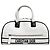 Dior Borsa Bowling Vibe Zip in pelle Borsa Tote Borsa a tracolla Medium White Bianco - vista 4