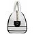 Dior Borsa Bowling Vibe Zip in pelle Borsa Tote Borsa a tracolla Medium White Bianco - vista 8