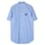 Comme Des Garcons Camicia a maniche corte con patch cuore nero Blu  - vista 4