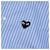 Comme Des Garcons Camicia a maniche corte con patch cuore nero Blu  - vista 6