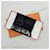 Hermès Clic, C'est Noue Scarf Noir Marrone  - vista 12