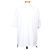 Thom Browne Baumwoll-T-Shirt mit diagonalem Armband, kurze Ärmel, Weiß