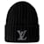 Louis Vuitton Only Beanie Schwarz Tuch