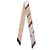 Gucci Foulard a nastro in seta stampata Marrone