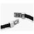 Salvatore Ferragamo Gancini Interwound Braid Small Black Leather Bracelet - view 8