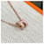 Hermès Mini Pop Halskette Pink/Rose Gold  - Ansicht 5