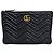 Gucci Borsa a Pochette Matelassé Nera Nero
