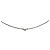 Tiffany & Co Collana con pendente in oro giallo e singolo diamante